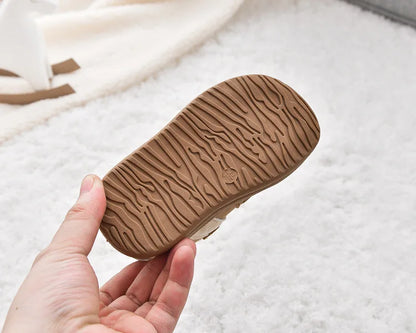 2025 Winter New Pulsh Fashion Trend Casual Sports Shoes for Childrens Anti Slip Warm Boys' Shallow Mouth Versatile Snow Sneakers