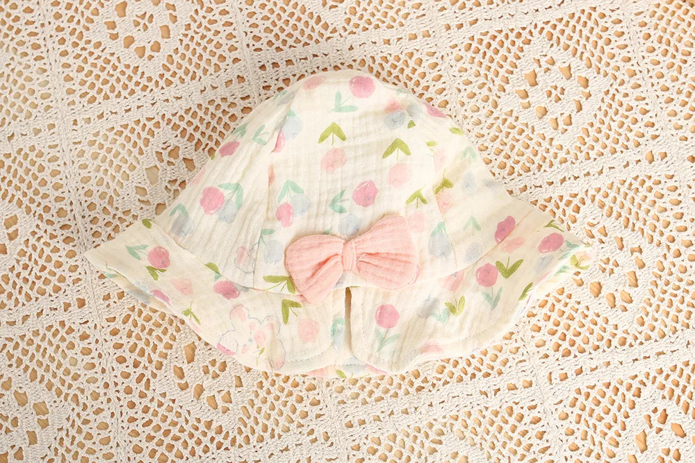 Milan cel 0-2 y Baby Mädchen Kleidung Rüschen Leibchen einteilige Tulpe Kaninchen Säugling Mädchen Overalls Kleinkind Bodysuit mit Hut.