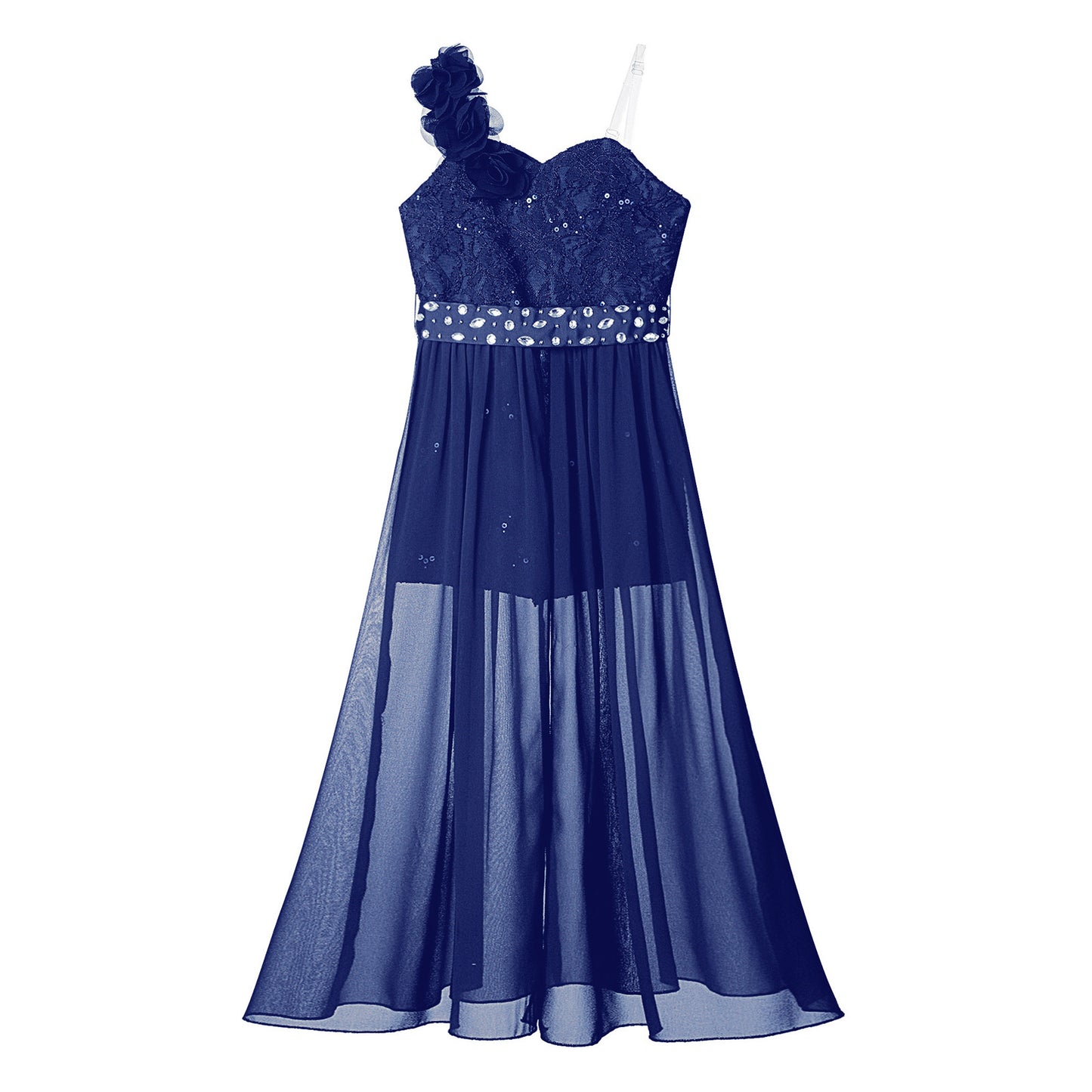 Elegantes Partykleid für Mädchen, Hochzeit, Geburtstag, Abschlussball, Bühne, Festzug, glänzende Pailletten, Perlenapplikation, Spitze, Chiffon, Overall-Kleider.