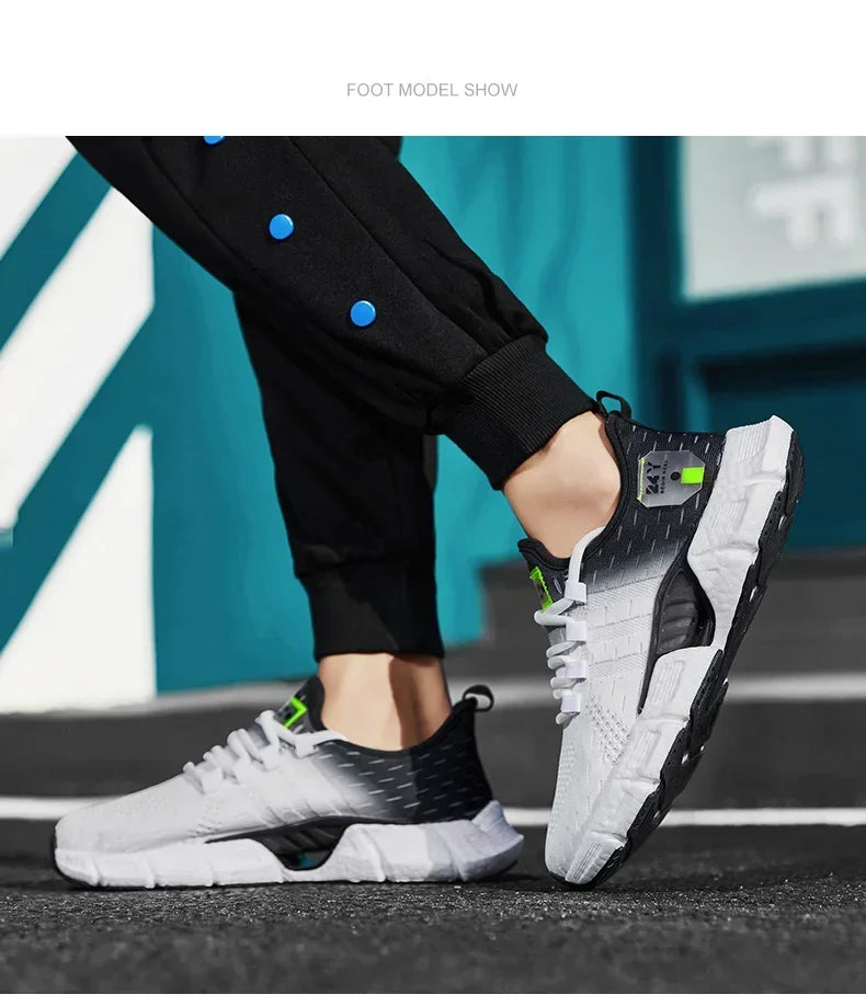 New Fashion Runnning Sport Shoes Men Sneakers Lightweight Breathable Mesh Comfortable Men's Casual Shoes Outdoor Jogging Zapatos.