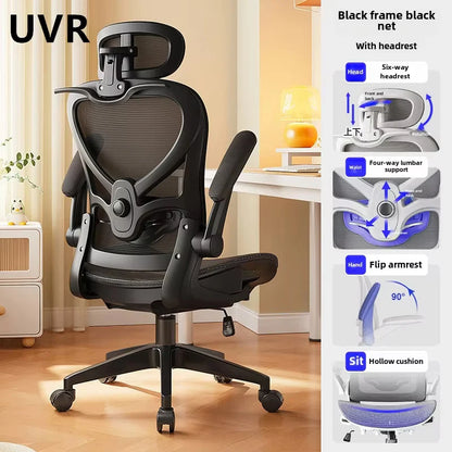 UVR Spiel Computer Stuhl Bürostuhl Sitzen Komfort Mesh Atmungsaktive Personal Stuhl Ergonomisches Design Rückenlehne Wohnmöbel