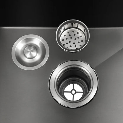 [Edelstahlspüle] Moderne Küchenspüle aus Edelstahl – Edelstahl – für die Küche – langlebig, elegant