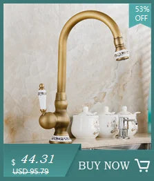 Stainless Steel Kitchen Faucet Lead-Free Folding Mixer 360 Degree Swivel Single Handle Nickel Kitchen Sink Taps