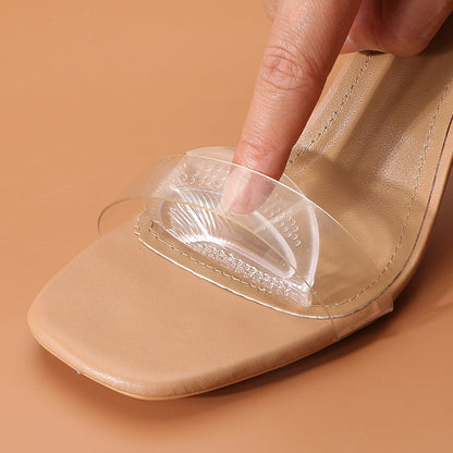 Silicone forefoot pad ladies sandal anti-skid pad anti-pain thickened half a yard pad high heels insole forefoot pad
