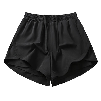 Yoga Short Pants Women Double Design Short Lightweight Comfortable Quick Dry Breathable Fitness Sport Anti-exposure Shorts Pants