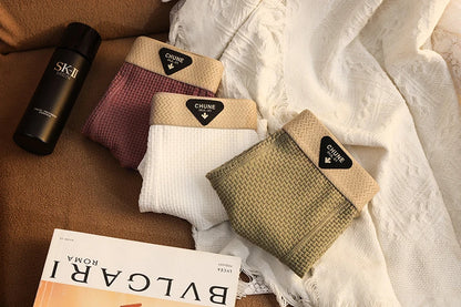 4 Stück Herren-Boxershorts, Eisseide, Unterwäsche, Unterhose, kühl, atmungsaktiv, sexy, schlankes Höschen, Netz-Dessous