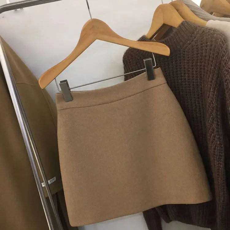 Skirts Women Simple 5XL Korean Fashion High Waist Ladies All-match Elegant Streetwear Button Y2k Skirt A-line Harajuku Chic Ins.