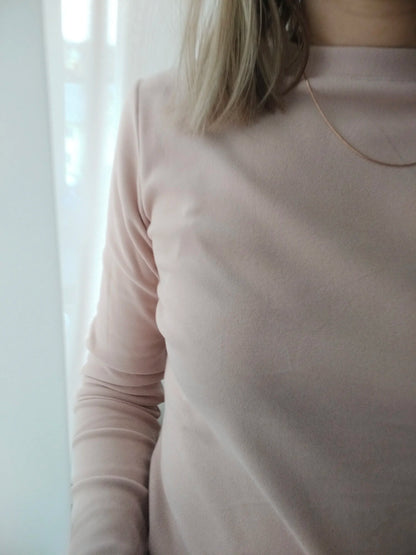 Winter Frauen Pullover T Shirt Frauen Oversize T-Shirt Frau Kleidung Weibliche T Tops Pullover Langarm Rohr Gestrickte T-shirt Top