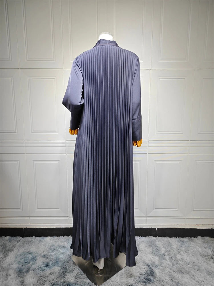 Ramadan Abayas For Women Eid Open Kimono Abaya Damen Dubai Muslim Kaftan Dress Islam Clothing Kebaya Caftan Marocain Robe Femme.