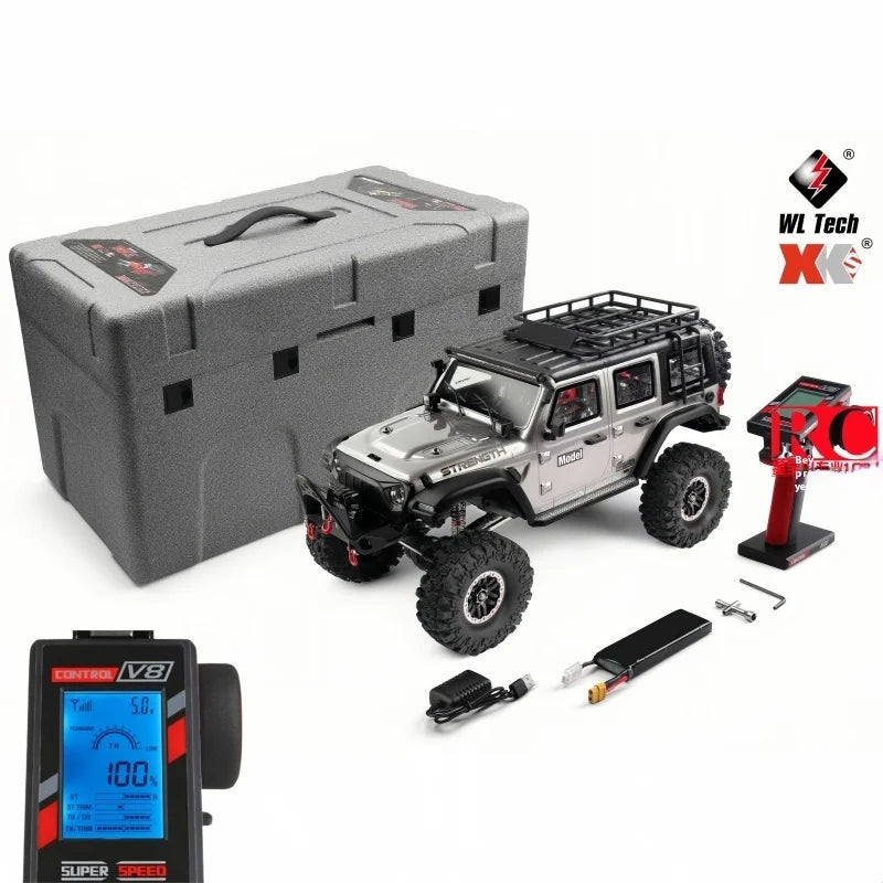 1/10 WLtoys 104006 Remote Control Car Rc Craweler Car Rc Car Drift Car Full Proportional Rock Crawler 4WD Off-road Truck Toys