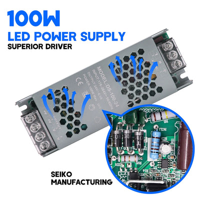 12V 24V 60W 100W 150W 200W 300W 400W Transformer Power Supply 110V 220V 230V AC to 12 24 Volt DC LED Strip Light Bulb LED Driver.