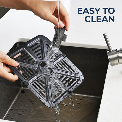 ROUNY Air Fryer 5L, Electric Hot Fryer Oven Oilless Cooker with Touch Control & Nonstick Basket & Visible Window, Family Size.