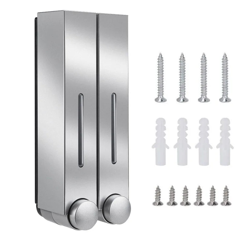 420ML Wand Badezimmer Flüssigseifenspender Waschlotion Händedesinfektionsmittel Kind Familie Hotel Küche Duschgel Spender