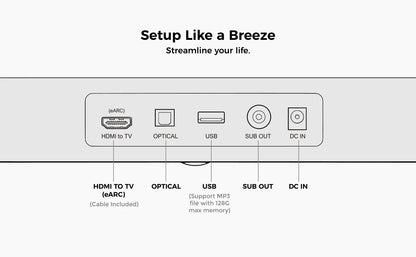 ULTIMEA 460W 5.1.2ch Sound Bar with Dolby Atmos, Surround Sound Home Theater System for TV with 2 Surround Speakers, APP Control