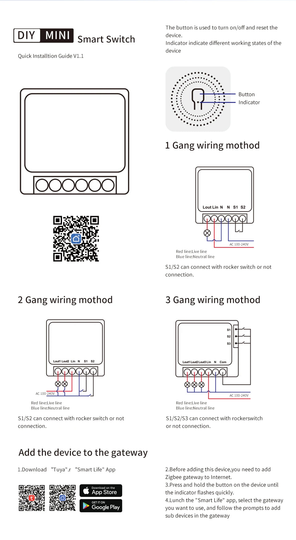 1/2/3 Gang Tuya Smart Licht Schalter Modul Zigbee 3,0 Smart Leben für Alexa Google Home Yandex DIY remote Breaker Verzögerung 100-240V.