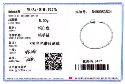 High quality bracelet 925 sterling silver classic bucket buckle bracelet fit original charm beads DIY women's jewelry Gifts.