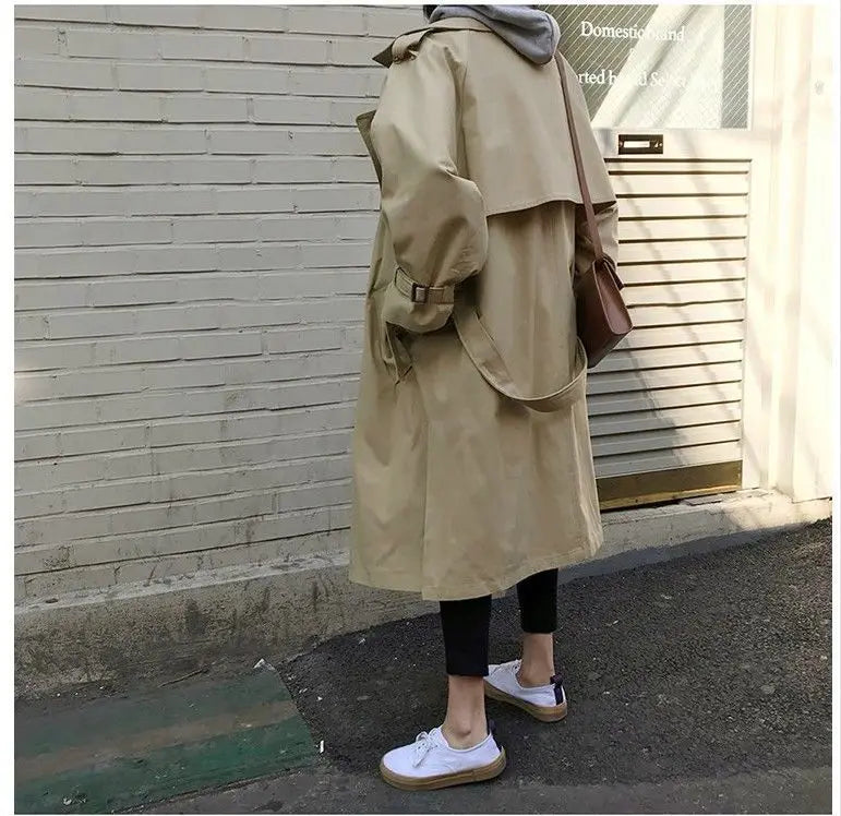 Graben Frauen Freund Herbst Koreanische Feste Weibliche Lange Stil Student Ins Alle-spiel Heißer Verkauf Neue Ankunft Harajuku Unisex outwear.