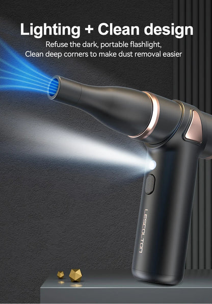 New Wireless Hair Dryer Multifunctional Outdoor Barbecue Carbon Blowing Dust Removal Portable Charging High Speed Hair Dryer