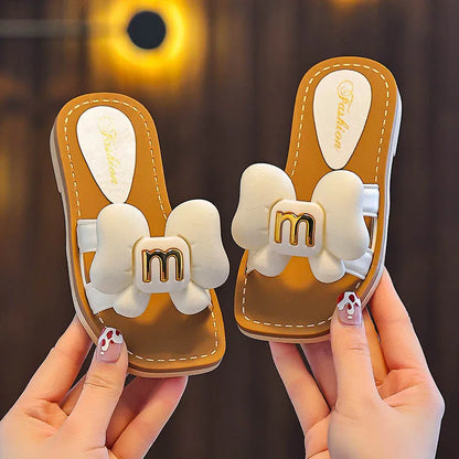 Children Slippers Kids Summer Cartoon Beach Shoes Girls Baby Soft Sole Non-Slip.
