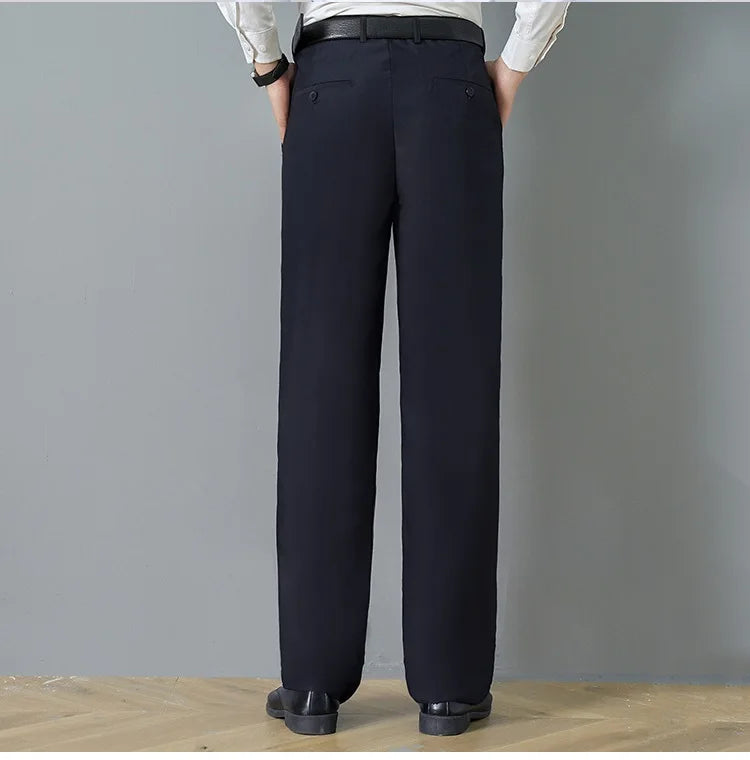 Big Fat Tall Men Clothing Men Dress Pants Extra Long Length Black Trouser Male Slim Plus Large Size Clothes 190cm 120cm 200 Cm.