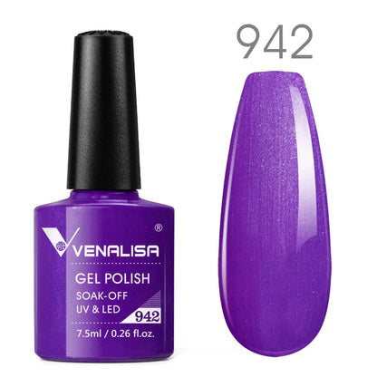 Venalisa New 7.5ml Neon Gel Nail Art Manicure Soak Off Camouflage Natural Nude Color Silicone Nail Gel Polish Lacquer Varnishes