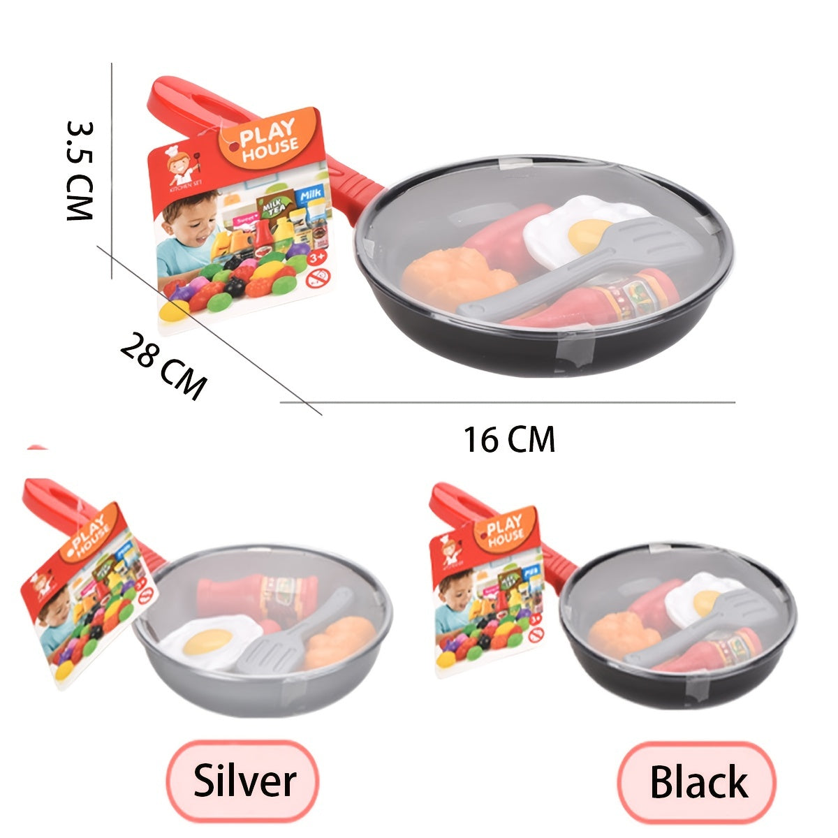 8PCS Children Kitchen Food Toys Simulation Cookware Game Set Pretend Play Pot Steak Vegetable Bread Hot Dog Omelette Kids Gift.
