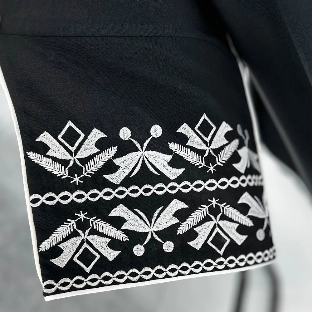 Fashion Classic Embroidered Abaya Hijab Dress Kimono Coat Outwear Women Long Sleeve Loose Arabic Muslim Dubai Moroccan Caftan.