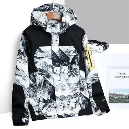 MANTLCONX New Waterproof Men's Jacket Coat Outdoor Hooded Men's Spring Jacket Windbreak Autumn Male Coat Fashion Clothing Brand.