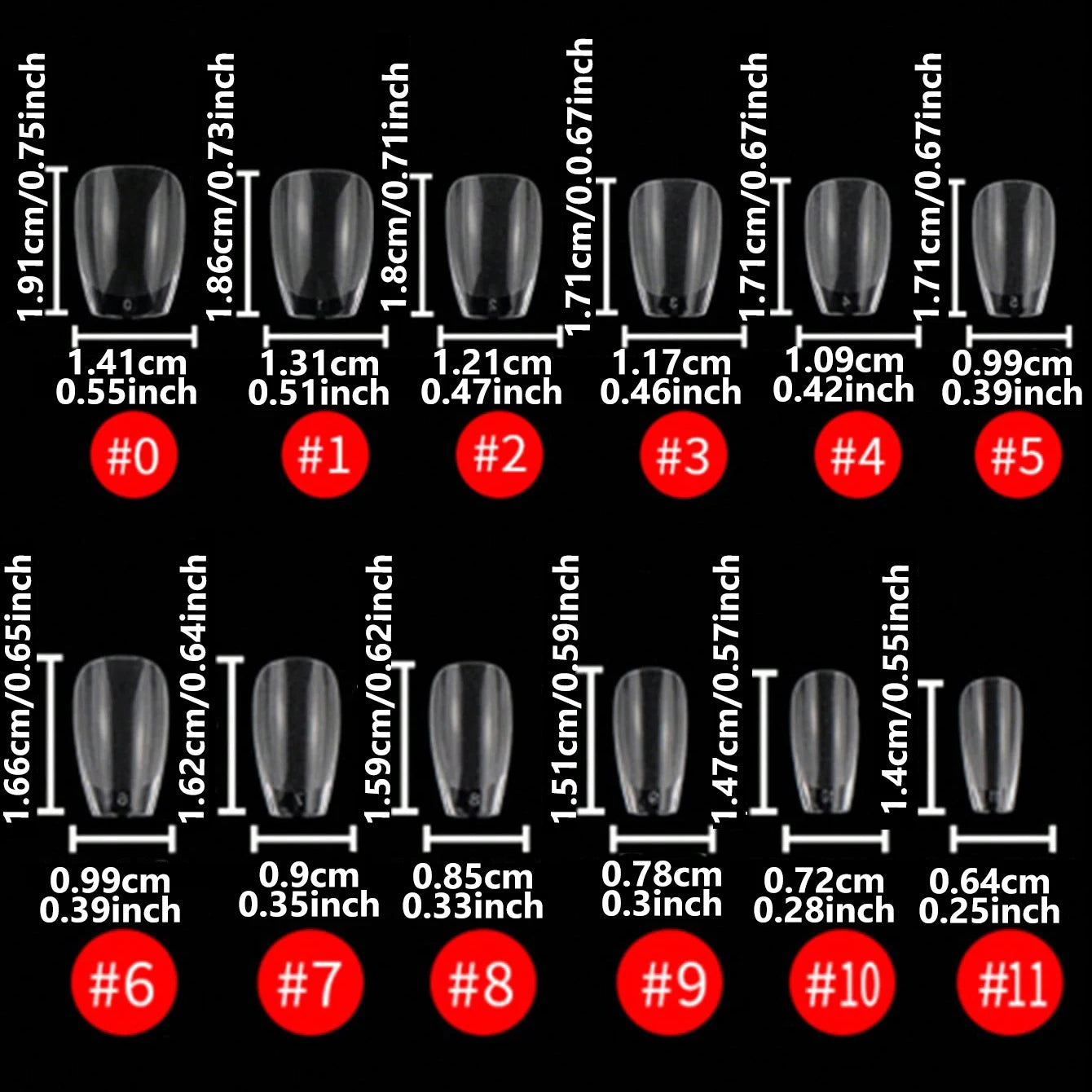 120PCS- Semi-frosted short almond clear fake nails, whitening nail art set with removable fake nails for festivals, parties, dat.