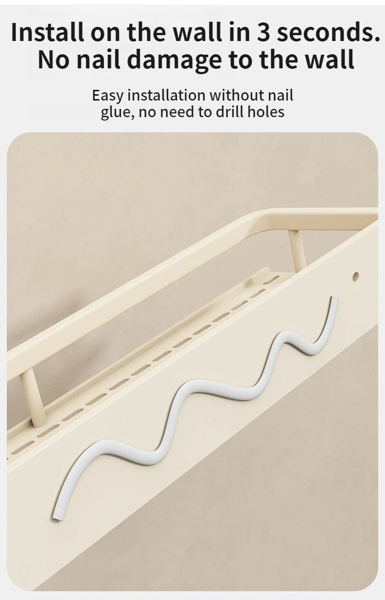 Gelb Weiß Eckregal Badezimmer Rack Regal Organizer Toilette Organizer Shampoo Rack Küche Lagerregal