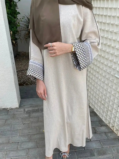Ramadan Eid Plain Modest Abaya Dubai Muslim Islam Kaftan Dress Abayas For Women Kebaya Caftan Marocain Vestidos Robe Musulmane.