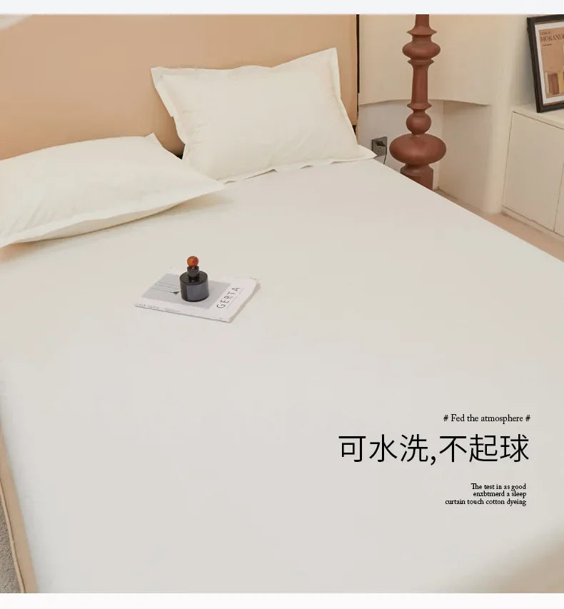 Waterproof bedsheet, bedspread, single piece urine proof and breathable mattress, dustproof cover, mat without pillowcase.