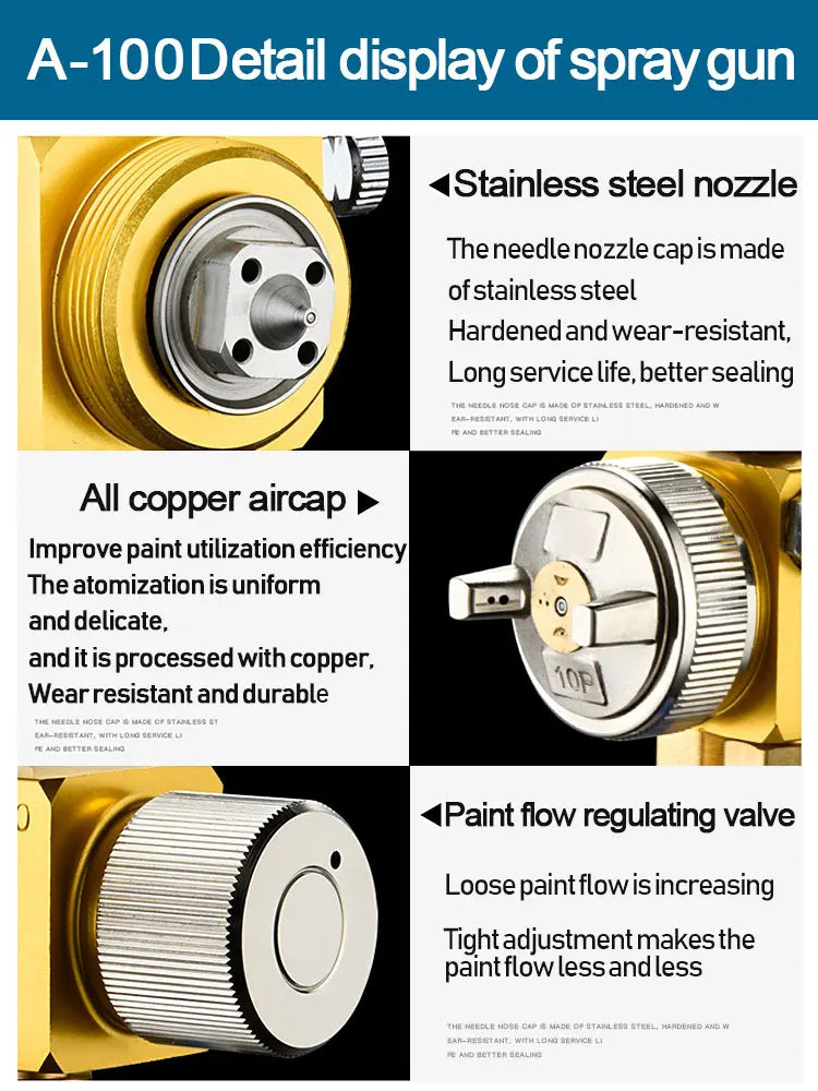 Japan a100 automatische lackier pistole a200 mini sprüh gerät A-100 A-200 lackier pistole pneumatische werkzeuge