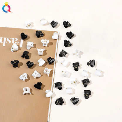 50Pcs Flower Hair Clips Multi color Mini Cute Hair Styling Accessories for Girls and Women Birthday Gifts,10 Colors at Least