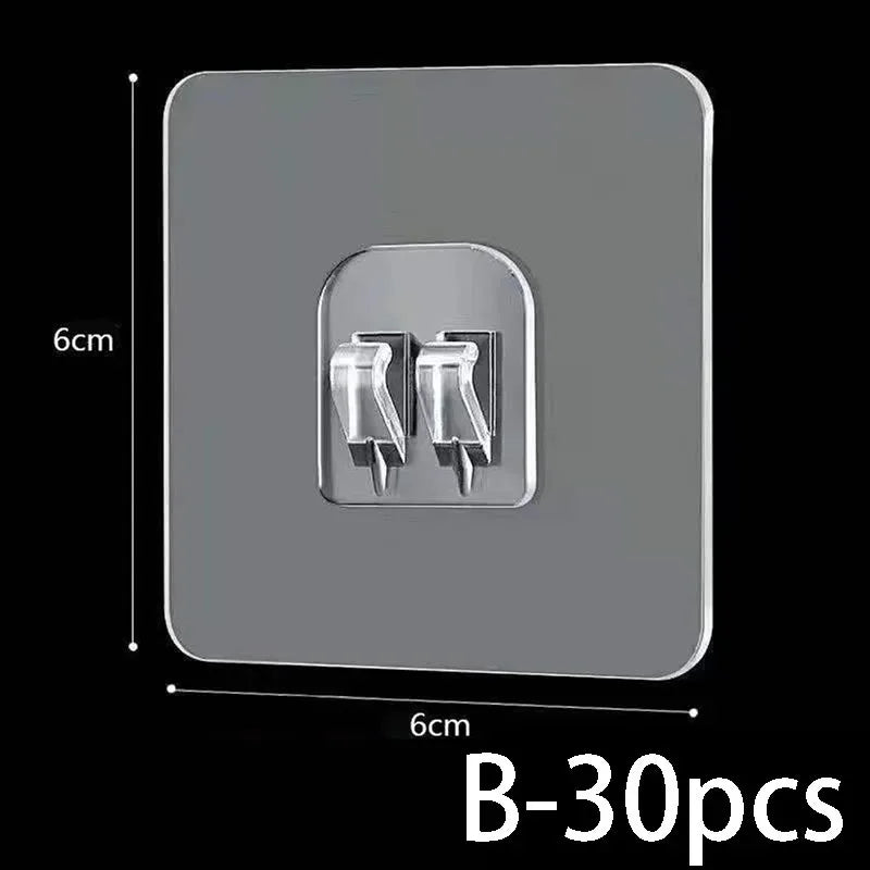 Wasserdichter, stark klebender Haken-Regal-Aufkleber für Badezimmer, Küche, Wandregal, Küche, zum Kleben von Wandschrauben, Haken, Lagerregal