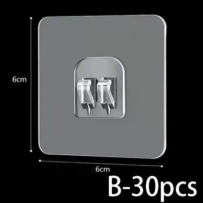 Wasserdichter, stark klebender Haken-Regal-Aufkleber für Badezimmer, Küche, Wandregal, Küche, zum Kleben von Wandschrauben, Haken, Lagerregal