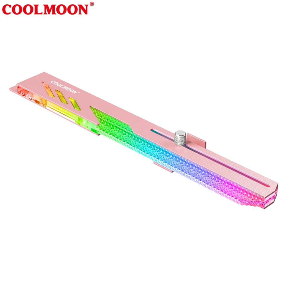 Customized Video Card Stand GT8 Horizontal Graphics Card Bracket 5V 3Pin ARGB GPU VGA Holder Desktop PC Case DIY Accessories.