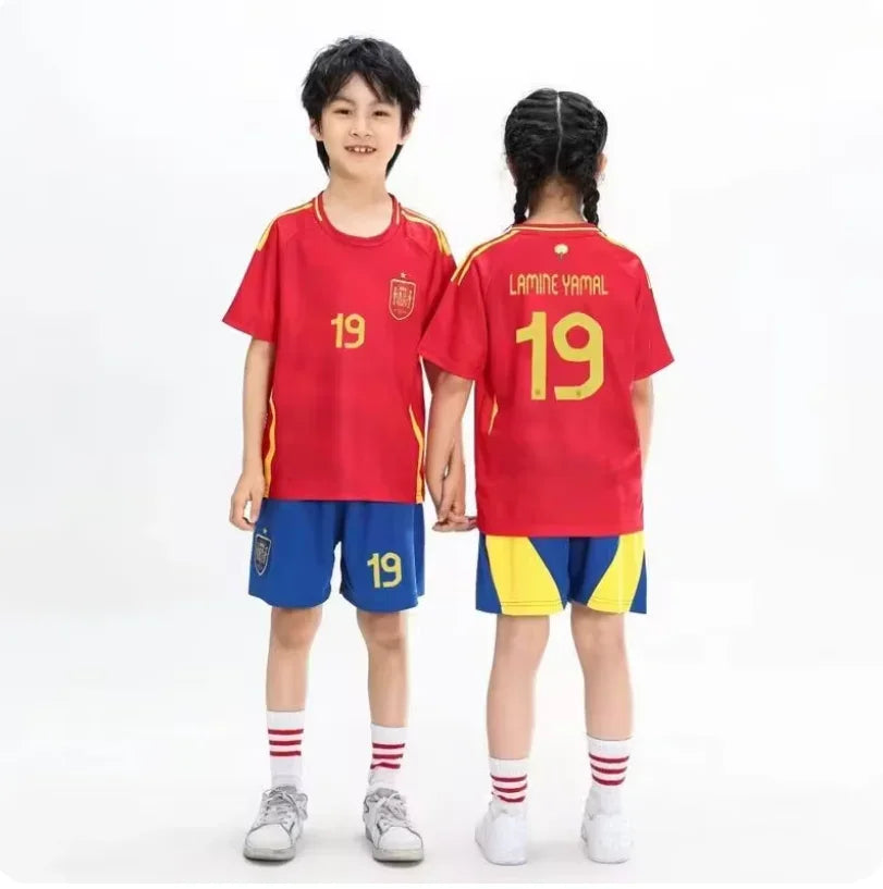 Children's Sports Breathable Set Clothing Two Piece Sweat-absorbing Lightweight Outdoor Grass Sports.