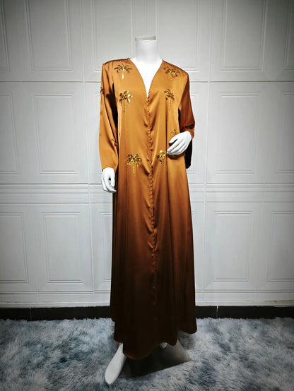 Mode Dubai Abayas für Frauen Stickerei Muslimischen Kleid Türkei Kaftan Islam Kleidung Kebaya Kaftan Marocain Femme Robe Jalabiya