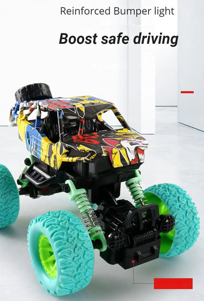Children's toy car high-speed off-road vehicle outdoor toy off-road vehicle model inertia climbing stunt vehicle children's gift.
