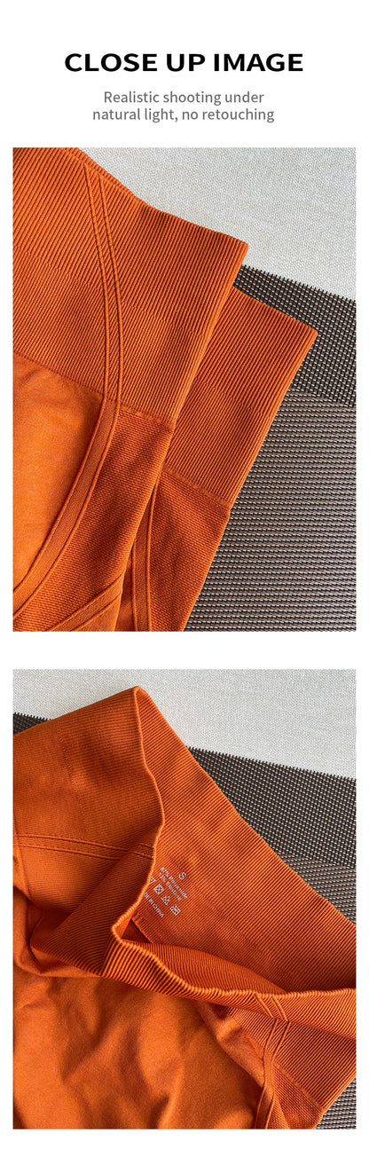 TKITK Seamless Tight Pants Gym Leggings Womens Workout Yoga Pants Soft High Waist Outfits Fitness Sports Wear.