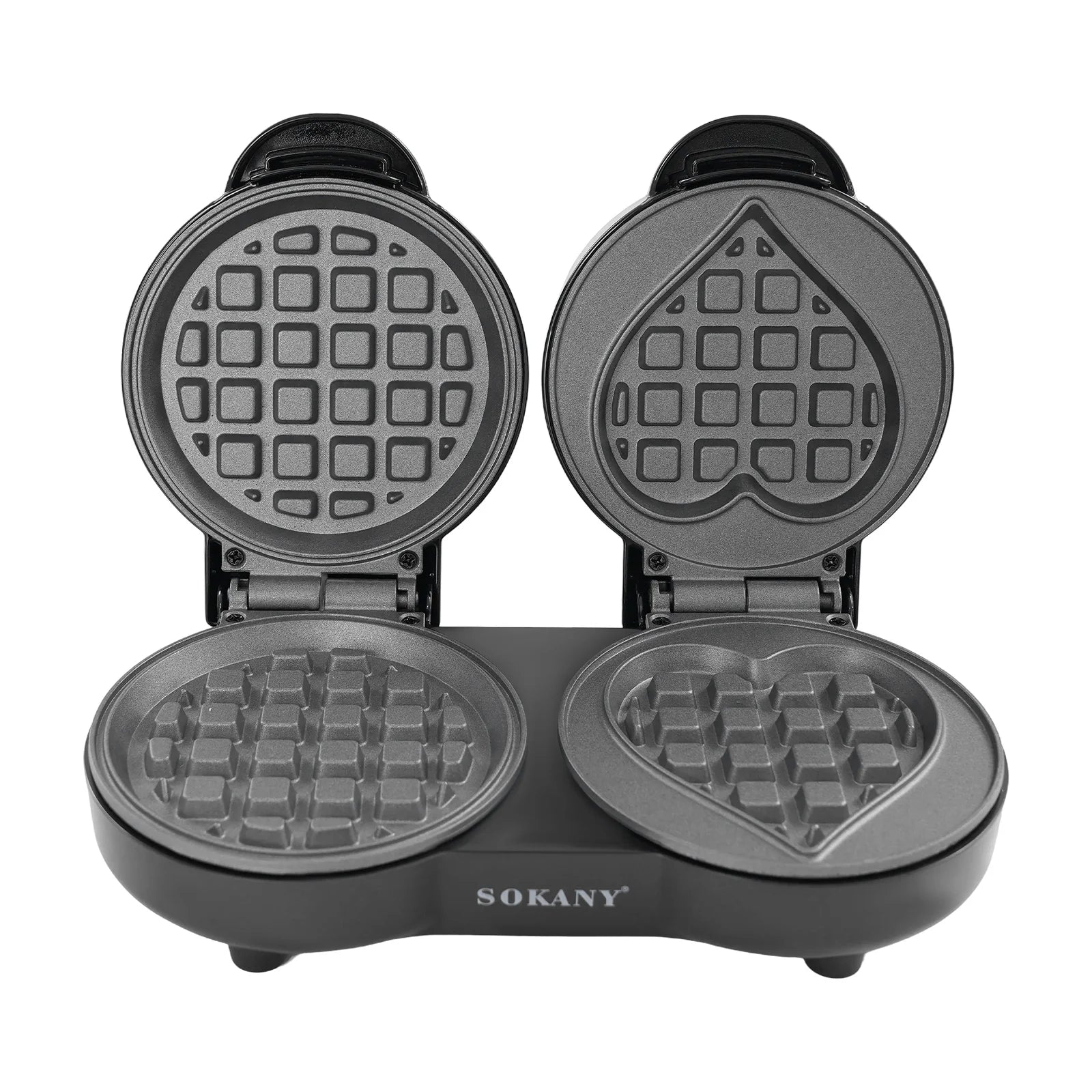 2-Slices Home Electric Waffle Maker| Non-stick Multi-function Breakfast Waffles Machine|Cooking Kitchen Appliances.