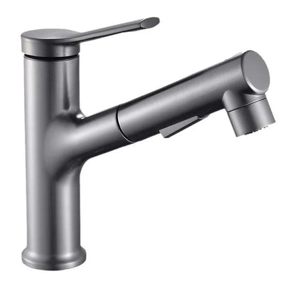 Single Handle Dual Hole Hot Cold Brass Washbasin Faucet 3 Function Stream Sprayer Pull Out Basin Sink Mixer Tap for Bathroom