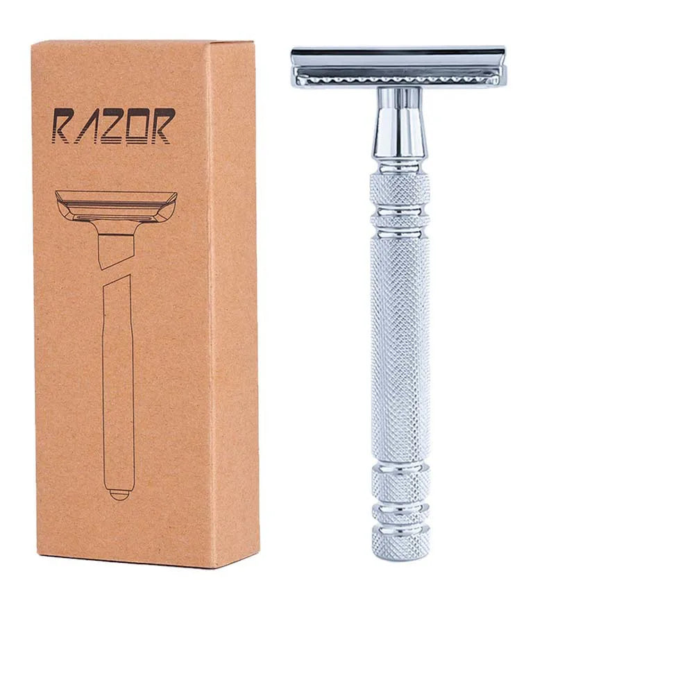 Double Sided Blade Male And Female uUniversal Hair Scraper, Safety Razor, Old-fashioned Shaver Barber Shaver Male.