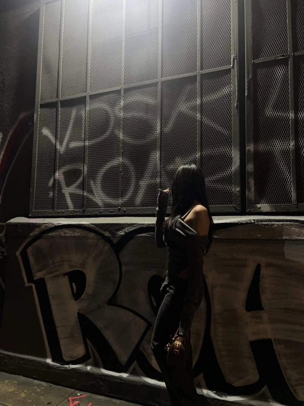 Women Solid Autumn Winter Grunge Asymmetrical Neck Rib-knit Tee Strapless Blouse Long Sleeve Casual Sweater Handkerchief Hem.