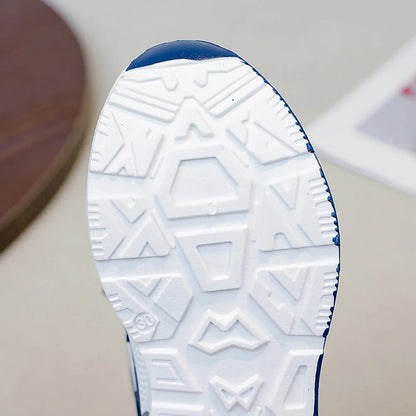 Teenager Kid's Sneakers For Autumn PU Leather Waterproof Children's Sport Shoes Trend Fashion Outdoor Running Shoes For Boys.