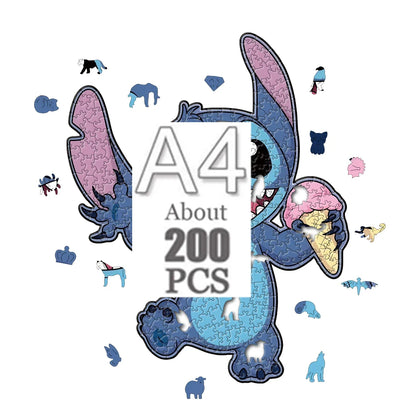 Cartoon animal wooden puzzle Film elements figure Popular classics wood jigsaws for adult kids Educational toy.