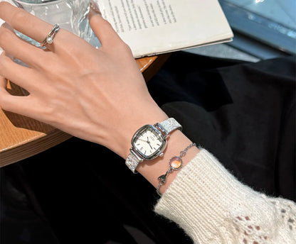 GEDI Golden Watch Light Luxury Quartz Stainless Steel Watch Casual Fashion Dress Temperament Waterproof Women's Wristwatches.