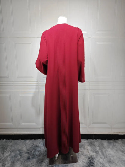 Elegant Dubai Abaya for Women Muslim Dress Ramadan Eid Kebaya Kimono Jalabiya Turkey Kaftan Islam Clothing Caftan Marocain Femme