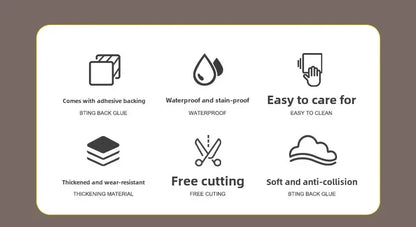 10/20/40PCS 30x30cm Self Adhesive Wallpaper Waterproof Tile Stickers FloorSticker for Kitchen Bathroom Ins Style Home Decor